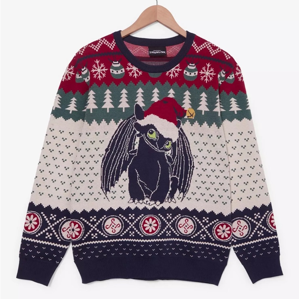 Unisex DreamWorks How to Train Your Dragon Holiday Sweater BoxLunch‎ Christmas
